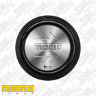 <!--F#f_0-->GENUINE MOMO ARROW Shiny Silver Flat Lip 2 Point Horn Button<!--F/-->