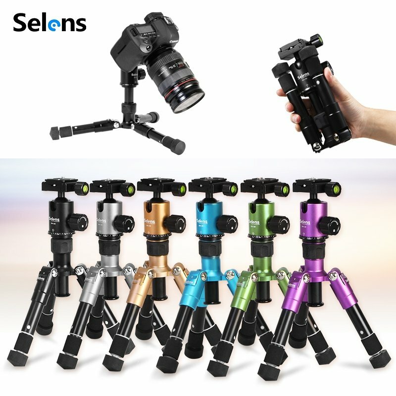 Selens 18in PRO Mini Camera Video Tripod Photography Stand Holder