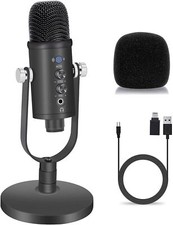 Gaming Microphone Professional USB Condenser Microphone kit for Mac/PC/Smartp...