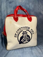 Vintage Skatetown USA Roller Skate Bag Red White and Blue 1970s 1980s