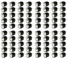 100x Black 1A USB Power Adapter AC Home Wall Charger US Plug FOR iPhone 6 7 8 X