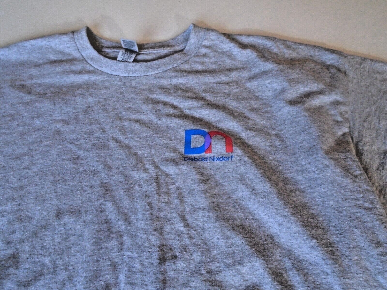 Diebold Nixdorf T-Shirt mens xl gray gildan dry blend
