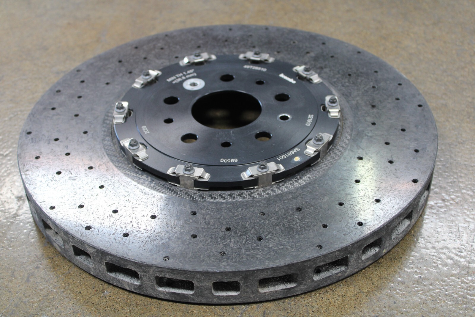 Ferrari F8, 488, Front CCM Brake Rotor, Used, P/N 321910
