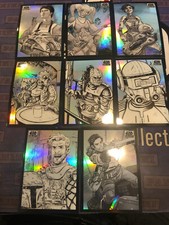 2022 Star Wars Chrome Galaxy Base Card Sketch Variation BV-85