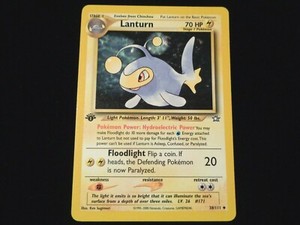 Pokemon ~ LANTURN ~ Neo Genesis 1st Edition Card 38/111 *Near Mint*