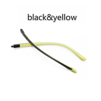 Paire De Branches De Lunettes En Silicone Anti-dérapant Pour Enfants - Multicolore Patchwork - Longueur 130 Mm