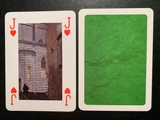 Swap Playing Card  CITIES OF ART  Jack Of Hearts  Made in Italy