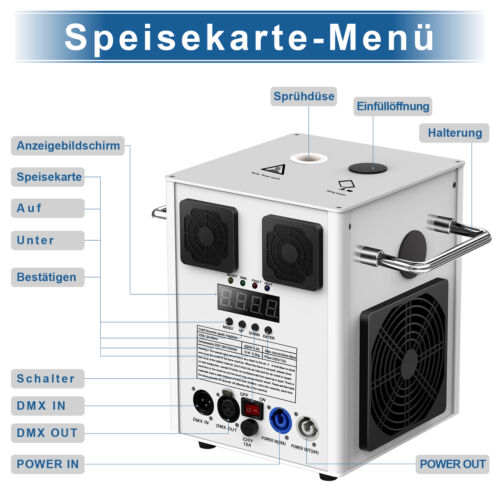 700W Cold Spark Machine DMX512 Remote Control Stage Light Show Firework Machine - Bild 8 von 13