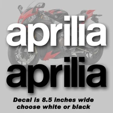 aprilia decals fits all models or vehicles