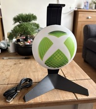 Xbox Official Head Light Gear Light Up Headphone Stand 