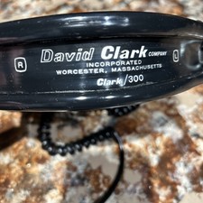 David Clark 200 General Aviation Headset Headphones for Repair, Loose Connection