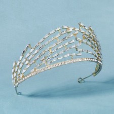 Wedding Bridal CZ Crystal Tiara