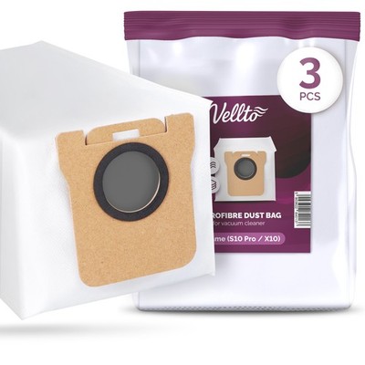 3x Staubsaugerbeutel für Dreame Bot S10 Pro Xiaomi X10 X20 L10 L20 Ultra Prime