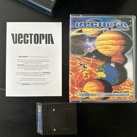 Authentic Original Vectrex Vectopia By John Dondzila, CIB, Tested, Please Read!