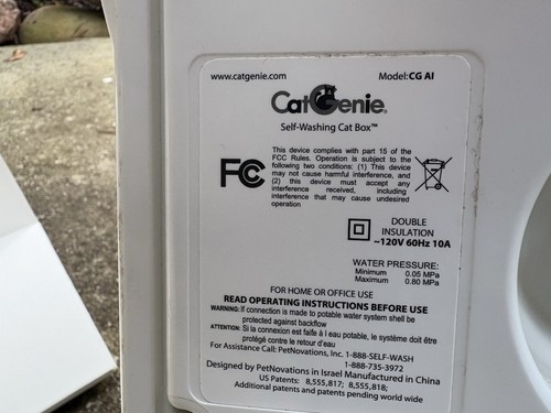 Cat Genie Parts Only GC AI Model Power Supply Not Working (do Not Have) - Picture 8 of 11