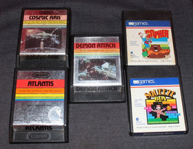 Atari 2600 Game Lot of 20. Untested, Imagic Cartridges, US Games Cartridges