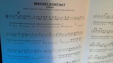 Wackelkontakt  für Steirische Harmonika Noten Griffschrift