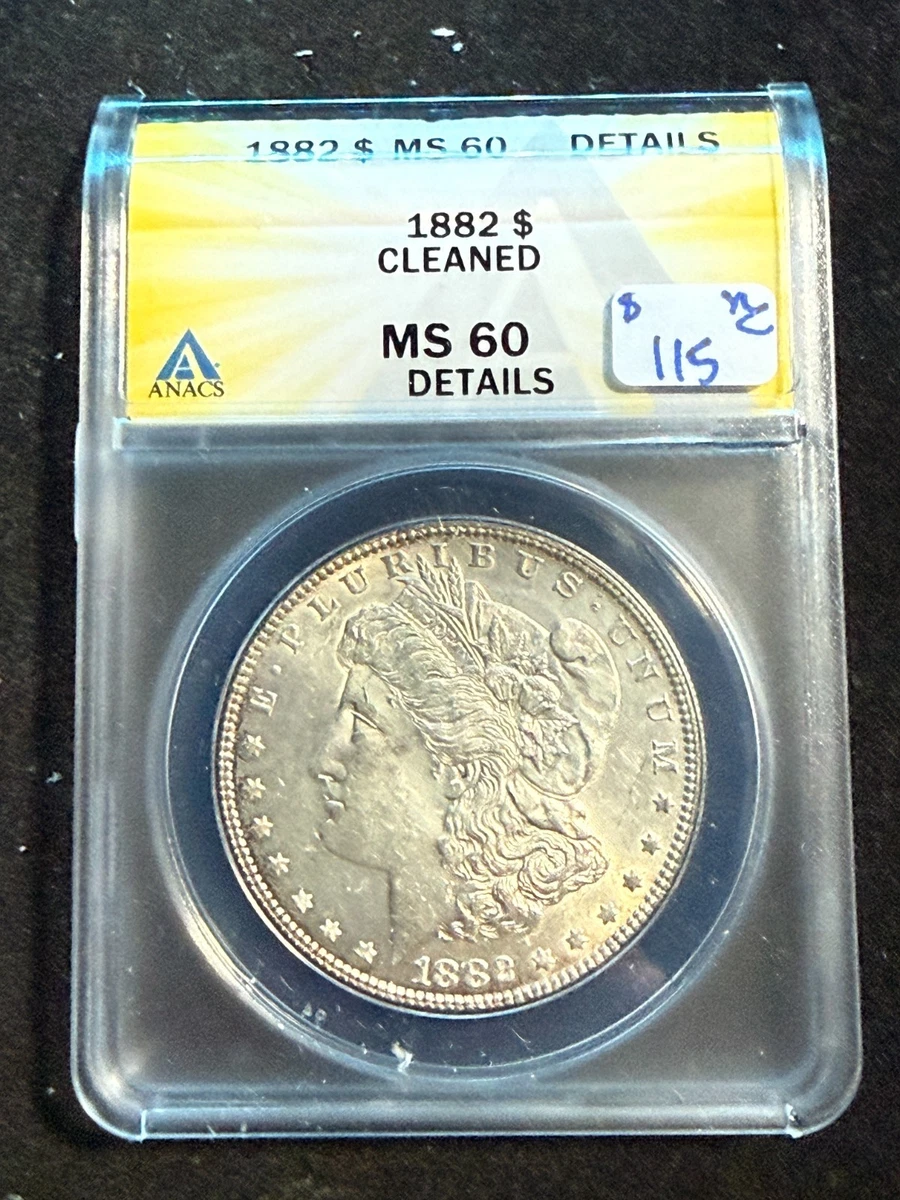 MS 60 Graded 1882 Year Morgan US Dollars (1878-1921) for sale | eBay