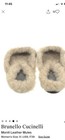 Brunello Cucinelli Leather Sheepskin Mules Monili 39 8.5 Excellent Condition — photo 3