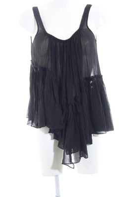 ALL SAINTS ärmellose Bluse Damen Bluse Gr. DE 38 schwarz Elegant