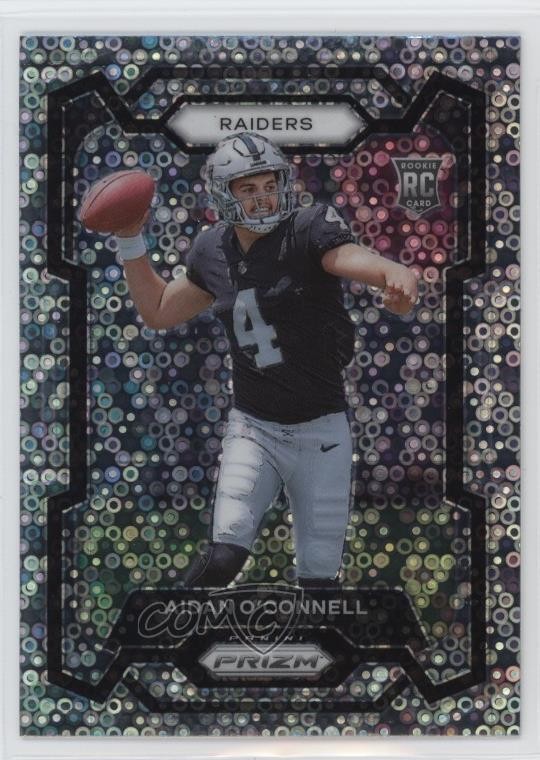 2023 Panini Prizm Rookies No Huddle Prizm Aidan O'Connell #360 Rookie RC 11f0