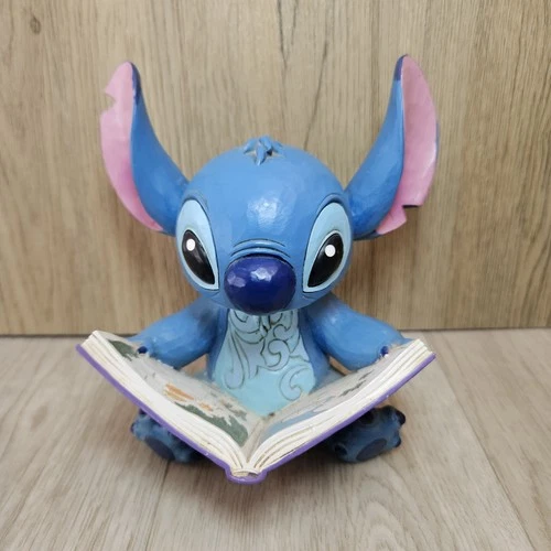 Disney Traditions Showcase Stitch Book Figurinne Finding A Family Ornament