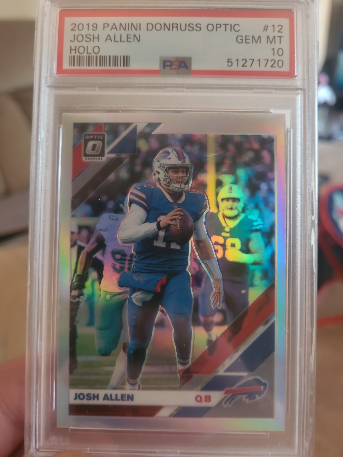 Josh Allen Panini Donruss Optic #12 Holo