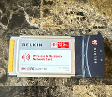 Belkin F5D7011 Wireless G 802.11g 125 Mbps PC Card PCMCIA Type II