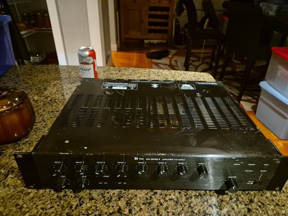 TOA 900 Series II A-912MK2 8-Channel Mixer Power Amplifier 180W See Description - Image 2 of 3