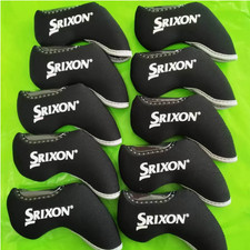 25/26 Srixon Golf Club Head Covers Iron Head Covers Black 10pcs