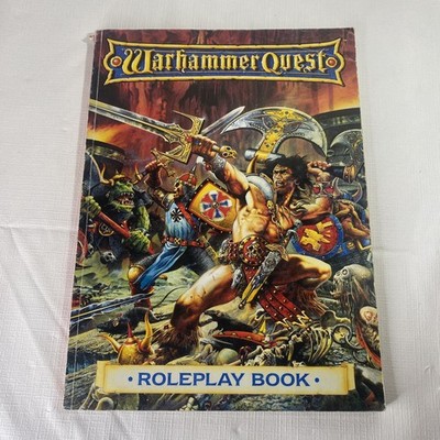 GW 1995 Warhammer Quest Roleplay Book FULLY COMPLETE & ORIGINAL Games Workshop