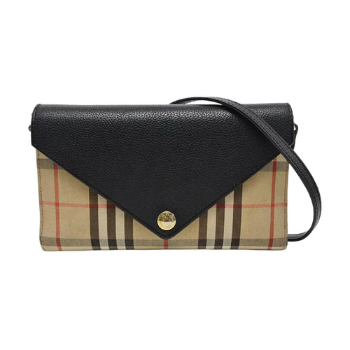 BURBERRY Crossbody bags Cloth Black Free Shipping | Duties Paid