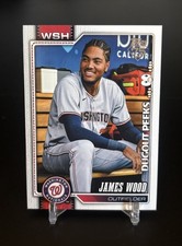 2026 Topps Series 1 Celebration James Wood Dugout Peeks SSP  #257 Nationals
