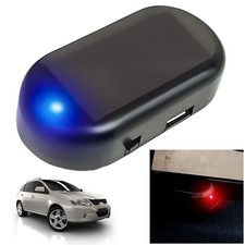 Solar-Powered Car Fake Security Light - LED Dummy Alarm for Anti-Theft