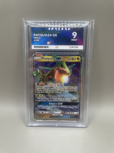 Rayquaza-GX graded ACE 9 for sale on eBay