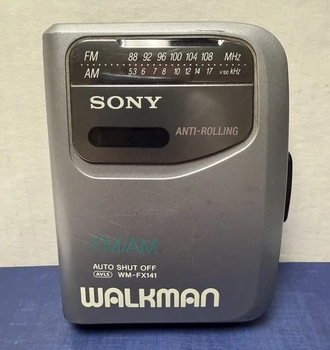 Sony Walkman WM-FX141 AM/FM Cassette Player Vintage Tested Working