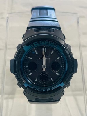 CASIO G-SHOCK AWG-M100A Schwarz Blau Robust Solaruhr Getestet