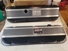 Chevygm Tonawanda 454 Bbc 7.4 L Cast Aluminum Valve Covers 10183743 10183744.