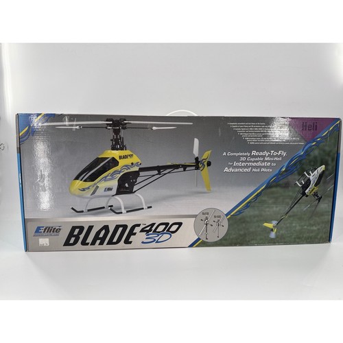 E-flite Blade 400 3D RC Helicopter Unisex Yellow RTF Electric 3D Aerobatics DX6i