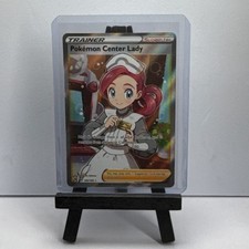 Pokémon Center Lady Full Art Ultra Rare Trainer Holo 185/185 Vivid Voltage Card on eBay