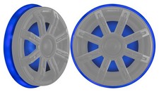 Pair Kicker 51KLSR88 8.8" to 8" LED Adapter Rings for 8" Marine Speakers KLSR8