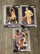 2018-2019 Panini Prizm Basketball Lakers Legends Shaquille O'Neal Kareem West