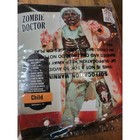 Zombie Doctor Halloween Costume Child Medium 8-10 8 Piece Set
