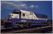 Electro-Motive Locomotive Lot of 5 Railroad Postcard RPPC