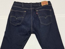 LEVI'S 501 - Men's Classic Straight Leg Button Fly Denim Jeans - Size 38x34