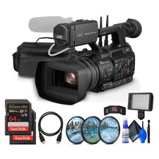 JVC GY-HC550 9.35MP 4K UHD Handheld 4K Broadcast Professional Camcorder  More