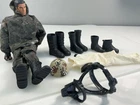 Vintage Rare 90’s Gi Joe Air Force Special Forces 12” Action Figure  Accessories