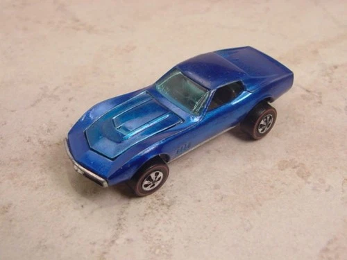 Original Hot Wheels Redline - Blue HK Custom Corvette!! - Free Shipping!!