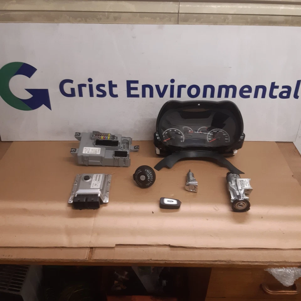 2015 FORD KA 1242cc PETROL MANUAL ECU LOCK SET KIT 52011154 26K (K2) - Image 2 of 4