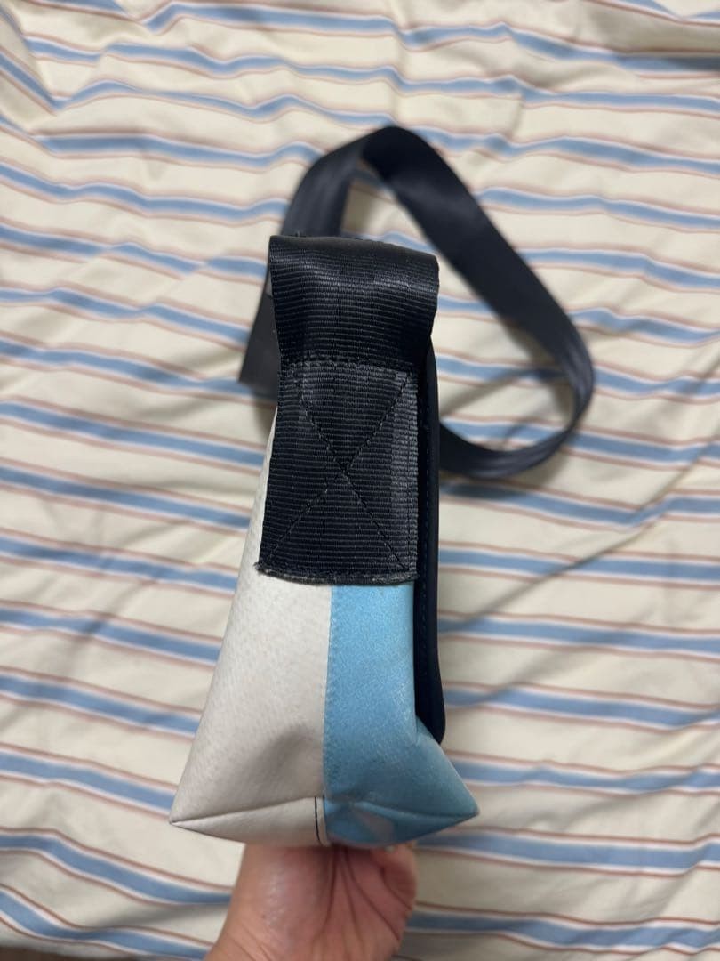 FREITAG HAWAII FIVE-O Messenger Shoulder Bag White Light Blue Unique Item Japan image 5